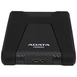 Зовнішній жорсткий диск Adata HD650 1TB Black (AHD650-1TU31-CBK) - мініатюра 2