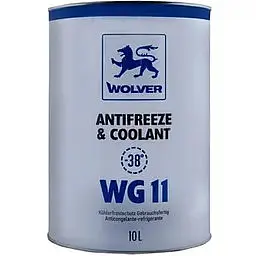Антифриз Wolver Antifreeze & Coolant WG11 синій 10 л