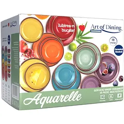 Сервіз Heinner Aquarelle 18 предметів (HR-WDF-18A)
