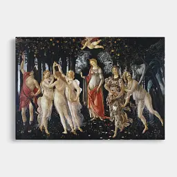 Інтер'єрна картина Сандро Боттічеллі, Весна, Sandro Botticelli, Primavera (Spring), інтер'єрний декор, 39×60 см (id6961) - мініатюра 1