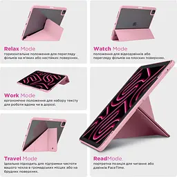 Чохол-книжка ArmorStandart Y-Type PEN для Apple iPad 10th Gen 10.9` (2022)/iPad 11 (2025) Pink (ARM77505) [133703] - мініатюра 10