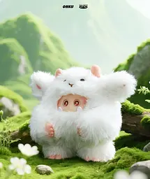 Колекційна м'яка іграшка 10/10 Toys з кільцем Giggle Monster Лісові пухнастики V2 (GM9981134) - мініатюра 2