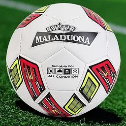 Футбольний м'яч Maladuona №5 PU для початківців та аматорської гри - мініатюра 4