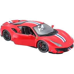 Автомодель Bburago Ferrari 488 Pista 1:24 Red (18-26026) [119066] - мініатюра 2