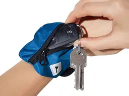 Сумка, чохол для ключів на липучці на руку для бігу Crivit IAN278802-1 Синій