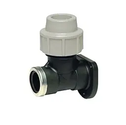 Коліно ПЕ настінне затискне COS KN з внутрішньою різьбою 20x1/2" 30412
