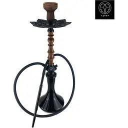 Кальян KARMA HOOKAH 1.2 Brown (Craft Black) - мініатюра 2