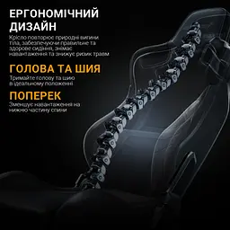 Крісло ігрове Anda Seat Kaiser 2 Pro Size XL Gray Linen Fabric (AD12YXL-17-G-F-G01) - мініатюра 13