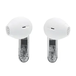 Навушники бездротові JBL Tune Flex 2 (JBLTFLEX2GWHT) стереогарнітура в кейсі прозора біла - мініатюра 7