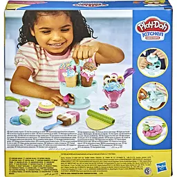 Набір для творчості з пластиліном Hasbro Play-Doh Kitchen Creations Ice Cream Carousel Playset (E5112_F5332) - мініатюра 3