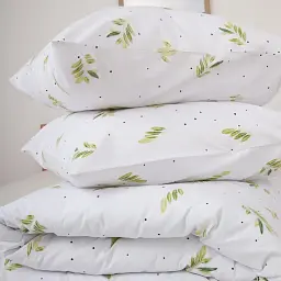 Постільна білизна ТЕП Happy Sleep Duo Greece ранфорс євро біло-зелена - мініатюра 6