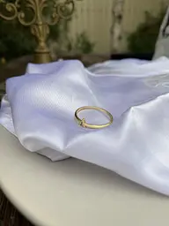 Золота каблучка з літерою 19 K-0030 - мініатюра 5