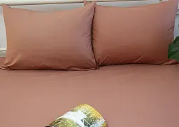 Простирадло на резинці Tag Tekstil (180x200x20) Mahogany Rose - мініатюра 2