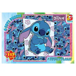 Дитячий пазл "Stitch" G-Toys SC618 постер, 117 елементів