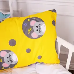 Набір антиалергенний MirSon зима Kids Time 20-0029 Funny mice 140x205 см бавовна: ковдра з подушкою (2200009664366) - мініатюра 7