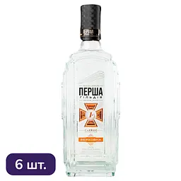 Упаковка горілки Перша Гільдія Верховна 40% 3 л (0.5 л x 6 шт.)