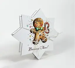 Коробка "Веселих свят"пряник