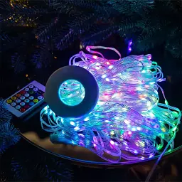 Розумна гірлянда Smart 250 LED довжина 2,5 м з керуванням смартфона прозора, мультиколор GarlandoPro 1733044W - мініатюра 7