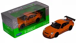 Металева інерційна автомодель Welly Porsche 911 (997) GT3 RS 1:24, відкриваються двері - мініатюра 2