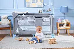 Ліжечко-манеж Kiderkraft Joy Blue - мініатюра 8