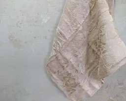 Набір турецьких бамбукових махрових рушників Cestepe 50х90+70х140 Bamboo Cicek Bej - мініатюра 4