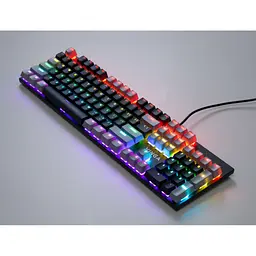 Клавіатура Vinga KBGM-090 LED Blue Switch USB Grey/Black (KBGM-090BL Grey/Black) - мініатюра 2