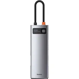 Порт-реплікатор адаптер хаб Baseus Metal Gleam Series 8-in-1 Multifunctional Type-C Dock
