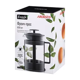 Френч-прес ARDESTO Fresh 800 мл сірий (AR1008GF) - мініатюра 3