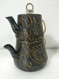 Двоярусний чайник O.M.S. Collection 8204-M Gold (0,8/1,8 л.) - мініатюра 9