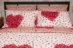 Набір наволочок Moon&Star Бязь Gold Люкс Petal Heart 60х60 см 2 шт