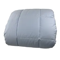 Ковдра полуторна закрита Arda Лебединий пух 20322 150х210 см синя - мініатюра 7
