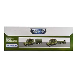 Ігровий набір TechnoDrive Land Rover Defender Military з причепом (520027.270) - мініатюра 13