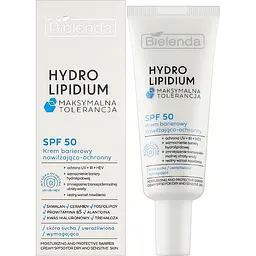 Зволожувальний і захисний бар'єрний крем Bielenda Hydro Lipidium SPF50, 30 мл - мініатюра 2