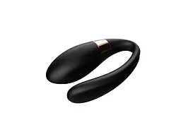 Вібратор для пар V-Vibe Black з пультом керування - мініатюра 2