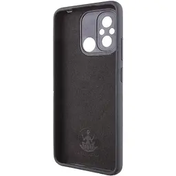 Чохол Silicone Cover Lakshmi Full Camera (AA) with logo для Xiaomi Redmi 12C / Poco C55 Чорний / Black - мініатюра 4