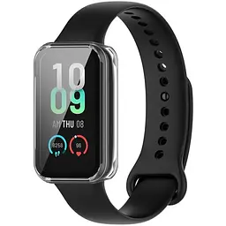 Чохол-накладка DK Пластик Gloss Glass Full Cover для Xiaomi Amazfit Band 7 (clear) - мініатюра 2