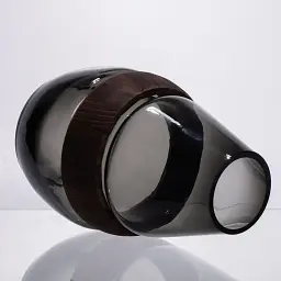 Ваза конус декоративна для квітів Yiwu Matilda скляна 24 см HP-32-6 - мініатюра 3