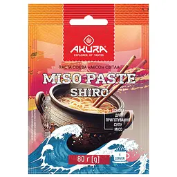 Паста соєва Akura Miso світла 80 г