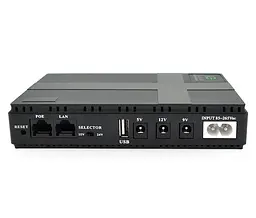 UPS ДБЖ безперебійне живлення для роутера/терміналу ONU POE Voltronic 18W 5V/9V/12V 1A 8800mAh - мініатюра 4