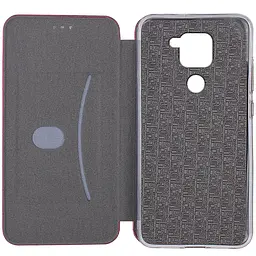 Шкіряний чохол-книжка Classy для Xiaomi Redmi Note 9 / Redmi 10X Бордовий - мініатюра 5