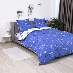 Комплект постільної білизни ТЕП Navy Blue Love 31 двоспальний (2-01691_24496) - мініатюра 2