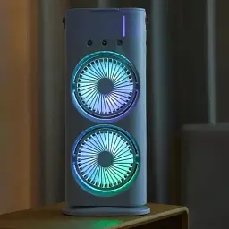 Вентилятор настільний зі зволожувачем від мережі Double-Ended Spray Fan - мініатюра 3