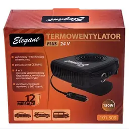 Тепловентилятор автомобільний Elegant PLUS 24V 150 W (EL101 509) - мініатюра 6