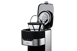 Кавоварка Ardesto крапельна 1.5 л сріблясто-чорна (FCM-D3100) - мініатюра 2