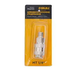 З'єднання швидкознімне із зовнішнім різьбленням MT 1/4" SIGMA (7021111) - мініатюра 8