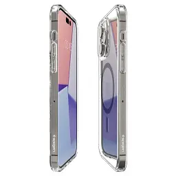 Чохол-накладка Spigen Ultra Hybrid MagFit для Apple Iphone 14 Pro Max Carbon Fiber (ACS04827) - мініатюра 5
