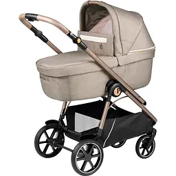 Коляска Peg-Perego Veloce Belvedere Mon Amour 2 в 1 з підставкою до люльки рожеве золото - мініатюра 5