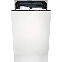 Electrolux Посудомийна машина Electrolux вбудована, 10компл., Е, 45см, дисплей, інвертор, 3й кошик, чорний