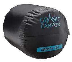 Спальний мішок Grand Canyon Kansas 190 0°C Caneel Bay Left (340004) (DAS302745) - мініатюра 4