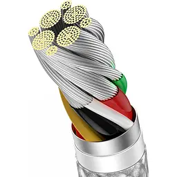 Кабель Baseus USB Type-C Dynamic Series Fast Charging Data cabel USB to Type-C 100W 2m White (CALD000702) - миниатюра 8